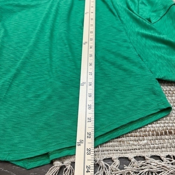 Ella Moss Summer Green Top with Butterfly Sleeves - Picture 9 of 15
